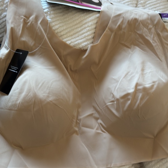 NWT BALI Comfort Bra Style DF3491 size XL Nude No Lines Wire Free $44 - Picture 7 of 7